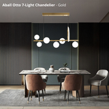 Aball Otto 7-Light Chandelier - Gold