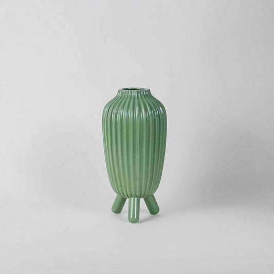Baldarian Deco Vase - Olive