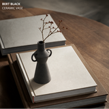 Bert Black Ceramic Vase