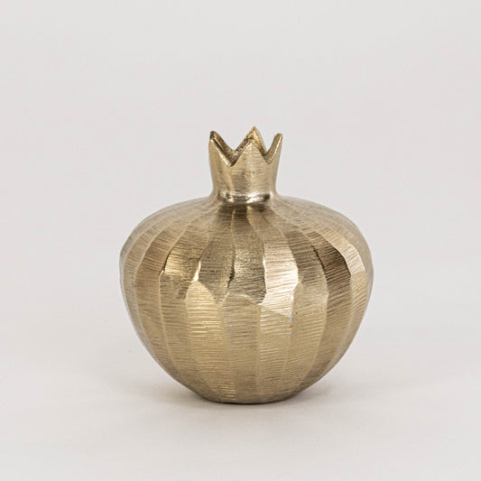 Brass Pomegranate Decorative Object - Medium