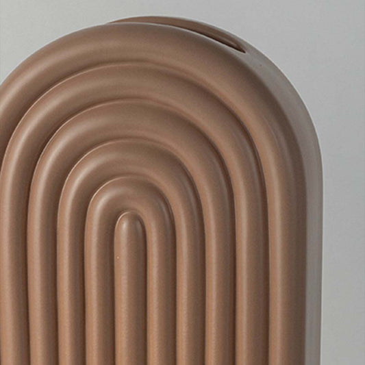 Camella Deco Vase - Brown