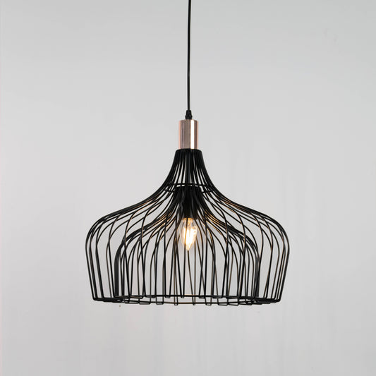 Chic Rays Black Metal Hanging Pendant Lamp
