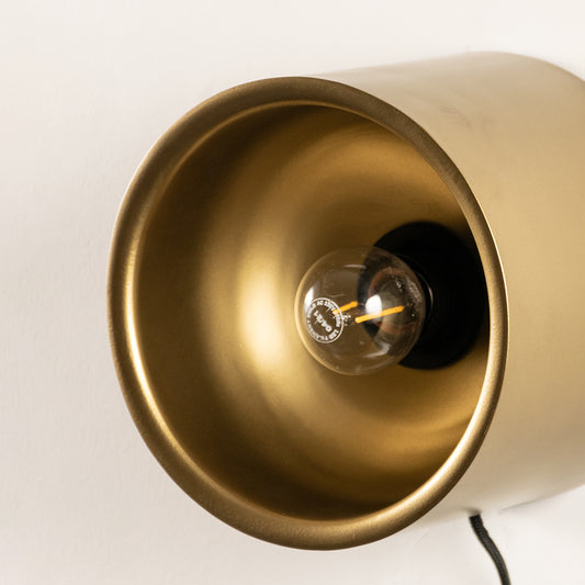 Conduit Box Wall Light - Gold