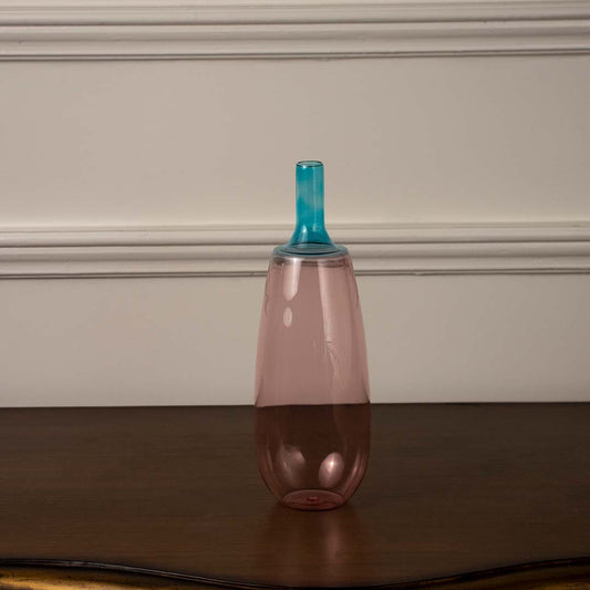 Double Shade Cylinder Glass Vase