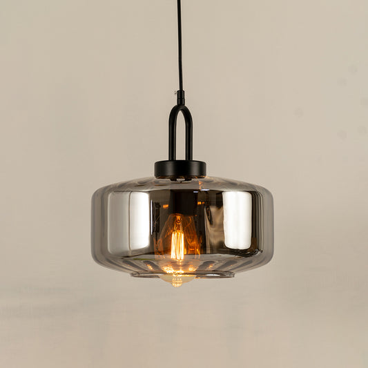 Dragon Fly Glass Pendant Lamp - Chrome