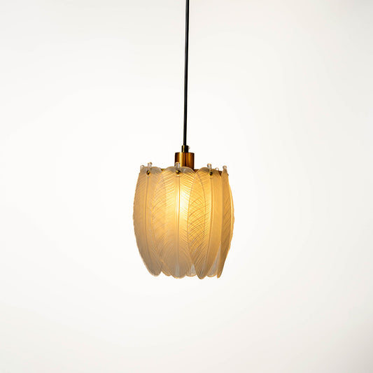 Feather Light Fixture Hanging Lamp