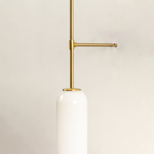 Float Suspension Wall Sconce - White