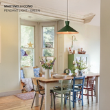 Martinelli Cono Pendant Light - Green