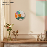 Chromatic Weave Wall Basket - Large