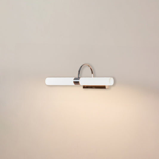 Howe Double Glass Picture Light - Silver