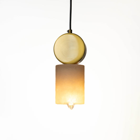 Imitation Marble Hanging Lamp - Long
