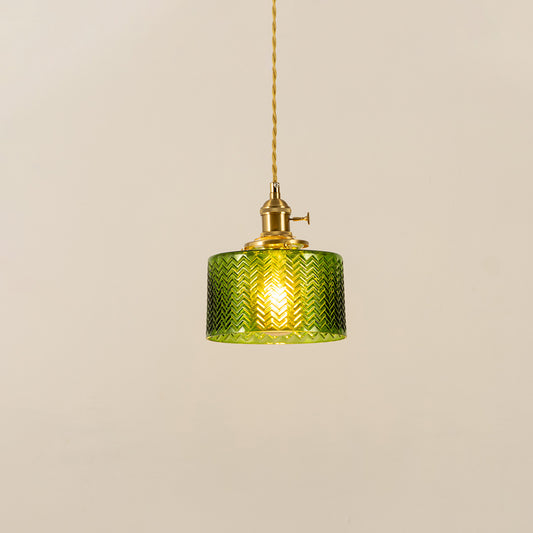 Laminae Green Hanging Light