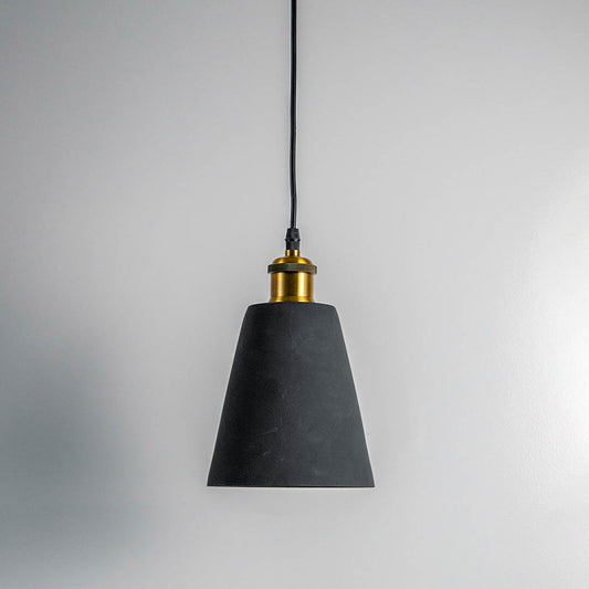 Macaron Single Head Colored Pendant Light - Black