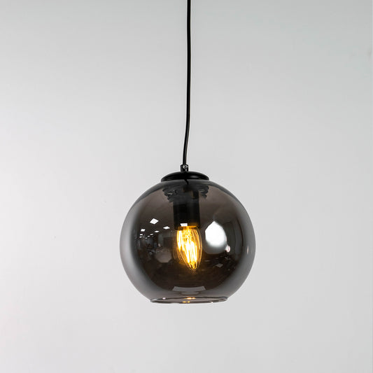 Modern Loft Smoky Grey Glass Pendant Light