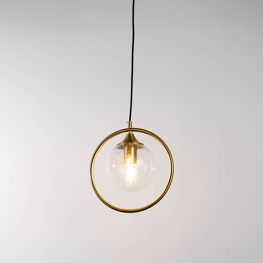 Modern Style Metal Ring Hanging Light