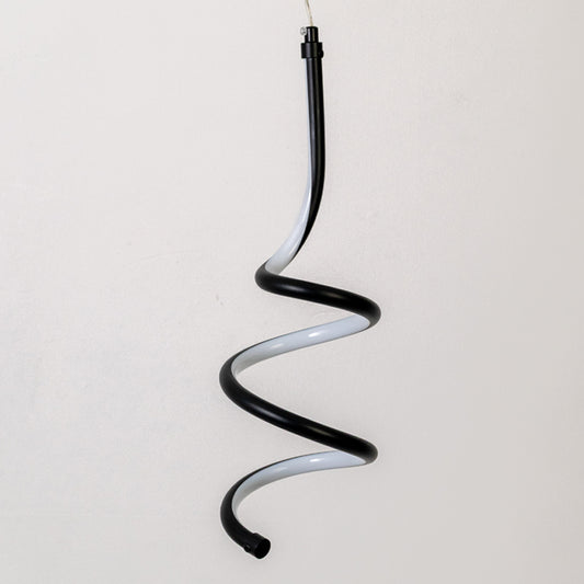 Nettie Spiral LED Pendant Light - Black