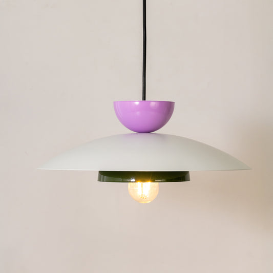 Olemi Pendant Lamp - Purple White & Green