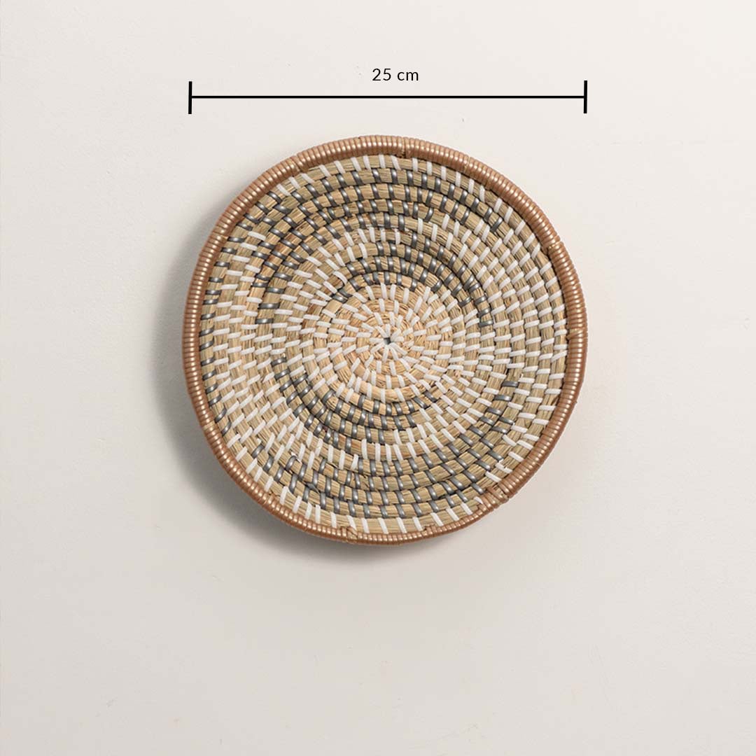 Ripple Handwoven Wall Basket Dimensions