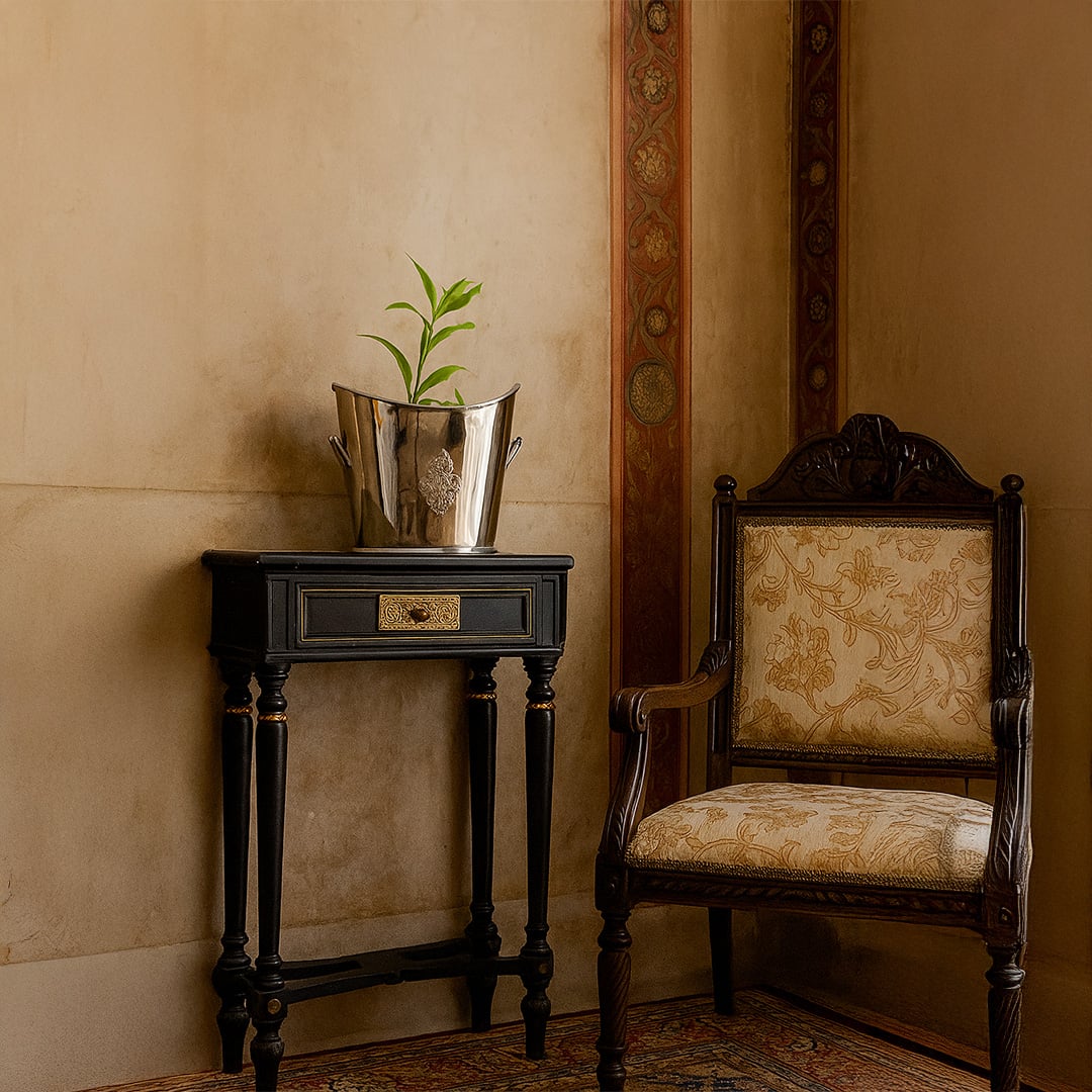 rohini brass planter silver main lifestyle