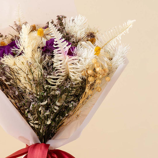 Roxo Mix Dried Flower Bouquet