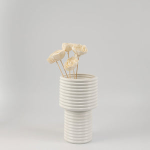 Sola Flower White Rose Set Of 5