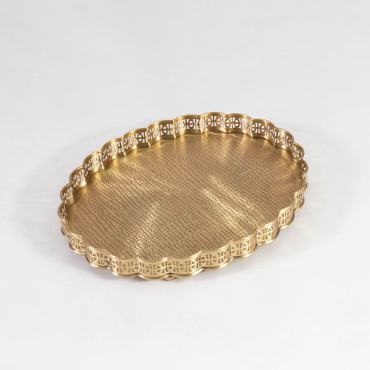 Thaliya Brass Tray - Large