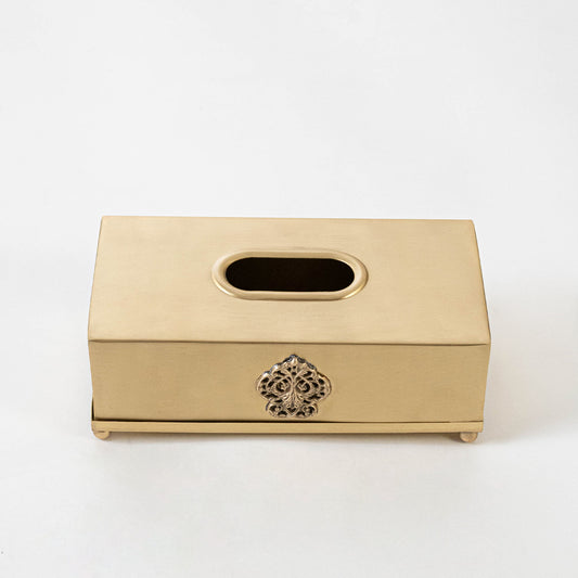 Tharini Brass Tissue Holder