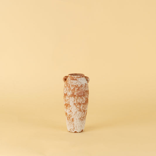 Turkish Terracotta Vase - Cylinder Shape