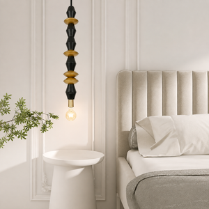 Aldo Beaded Metal Hanging Light