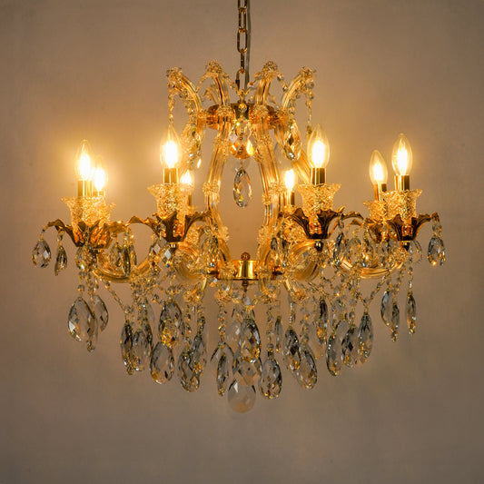 Aurelia Petite 8-Light Crystal Chandelier