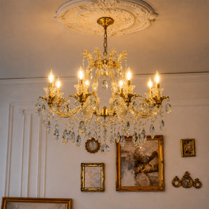 Aurelia Petite 8-Light Crystal Chandelier