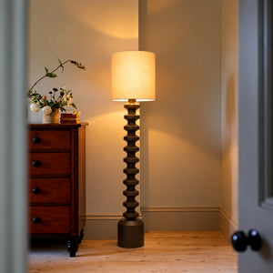 Brancusi Metal Floor Lamp - Brown