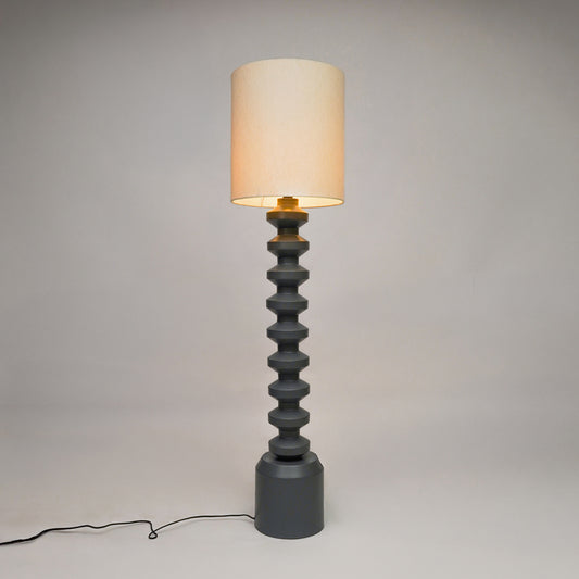 Brancusi Metal Floor Lamp - Grey