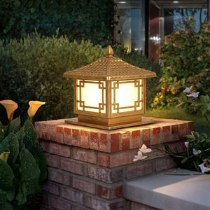 Chamberlin Outdoor Gate Light - Gold