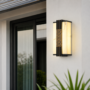 Chinoiserie LED Outdoor Wall Light