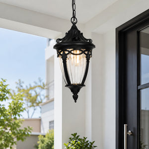 Cicero Outdoor Hanging Light - Black