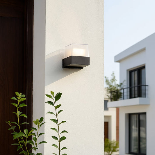 Compact modern wall light adding a minimal touch to contemporary interiors with clean lines and subtle illumination.