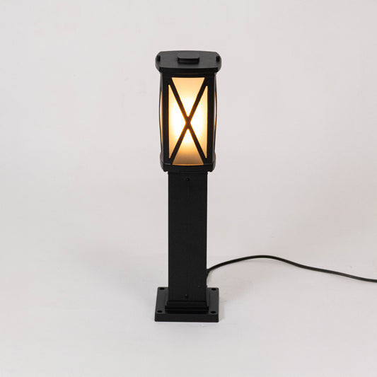 Crossway Outdoor Pole Light- Black