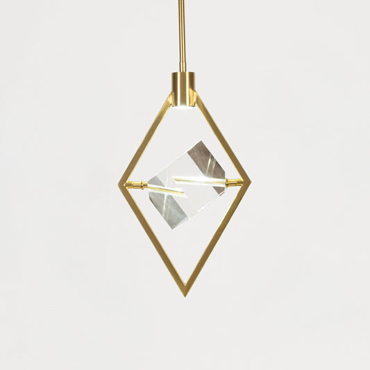 Diamond Rhombic Ring Pendant Lamp