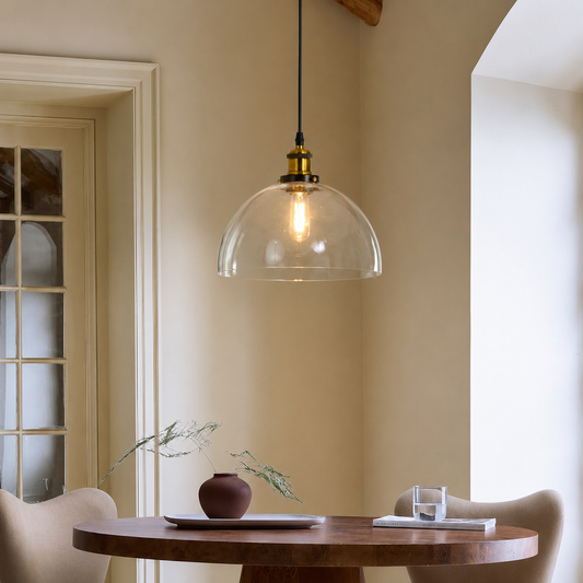 Dome Hanging Light - Transparent