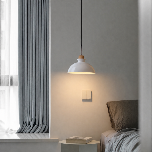 Dome Pendant Lamp - White