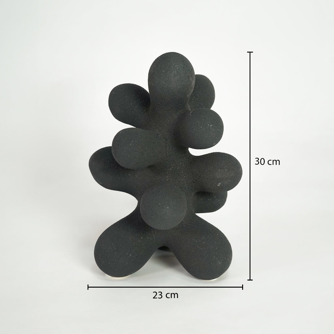 Duplication Modern Tabletop Sculpture - Black