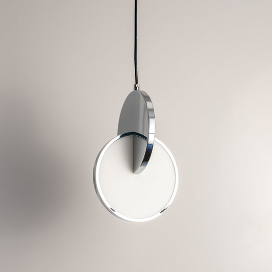 Eclipse Pendant 2 Piece Light - Chrome