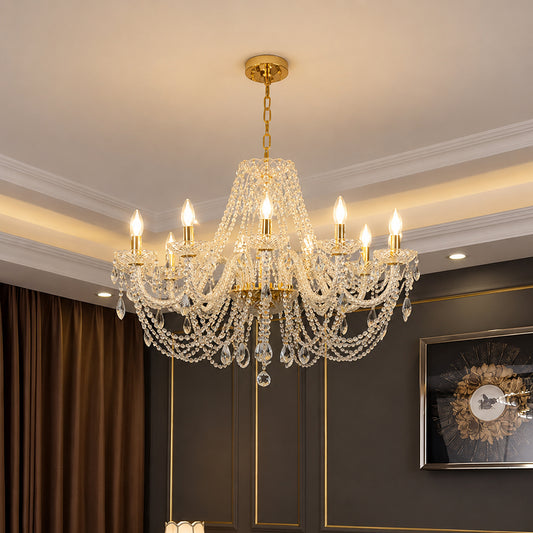 Elantra 12-Light Crystal Chandelier