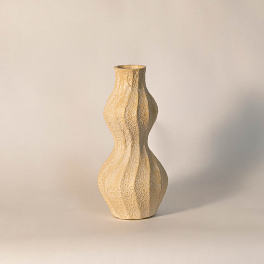 Eros Terracotta Vase - Ivory