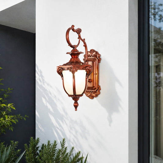 Fervor Outdoor Wall Light - Dark Brown