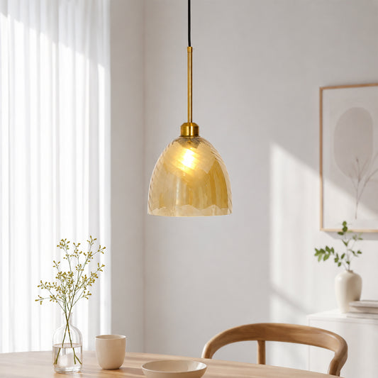 Glimmer Glow Hanging Lamp - Dome