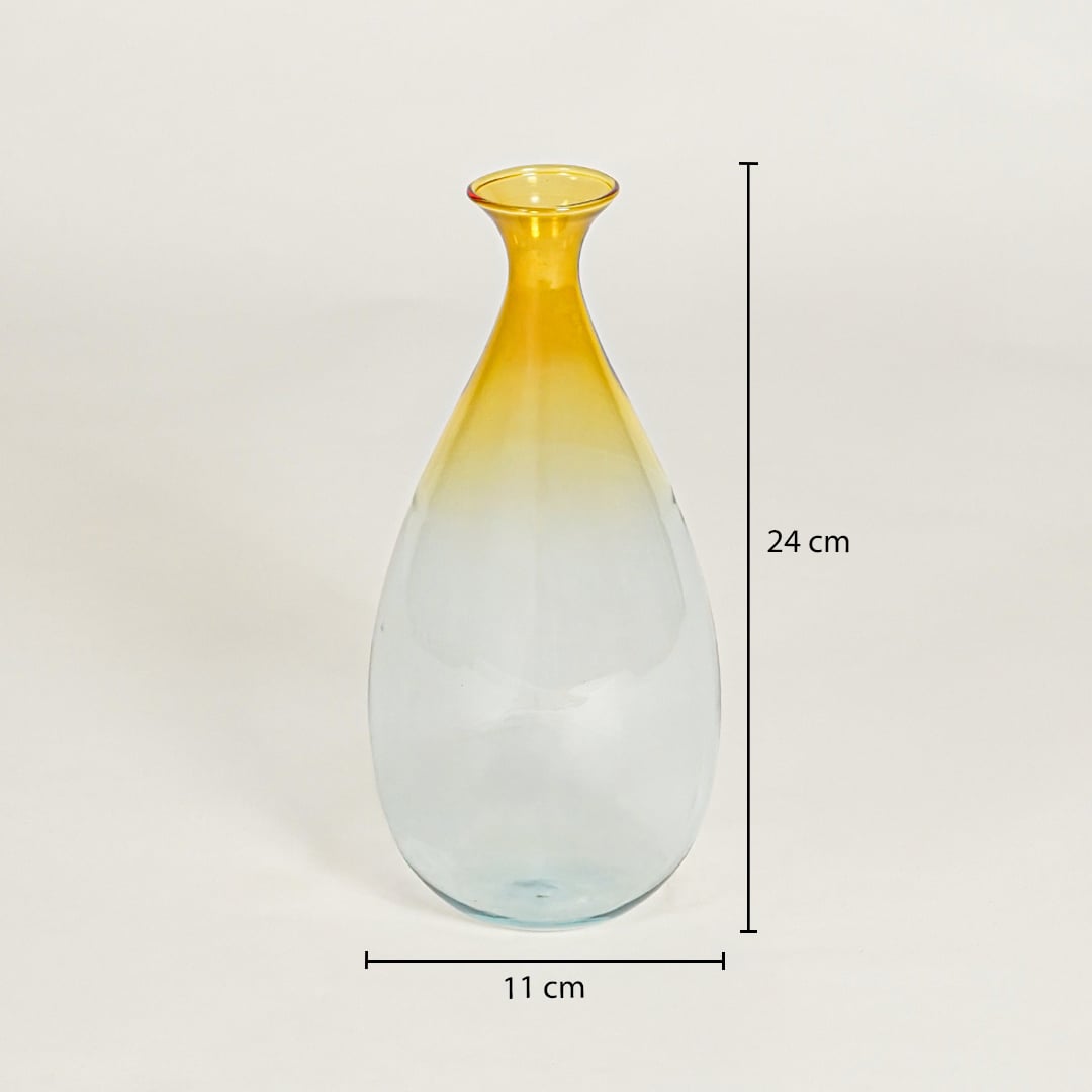 goccia glass vase dimensions
