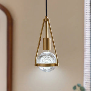 Gold Dandelion Pendant Lamp
