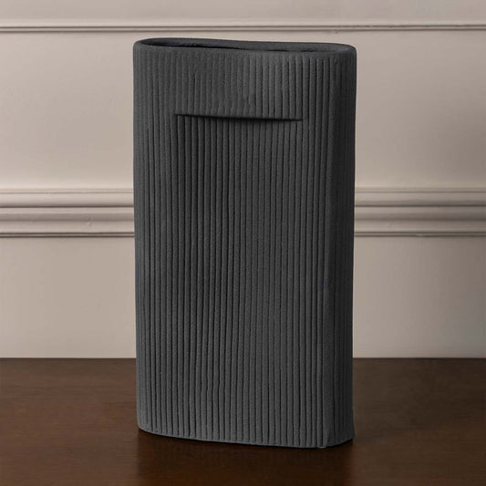 Grey Double Ceramic Vase